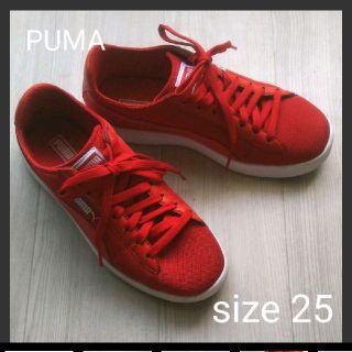 プーマ(PUMA)の【 PUMA 】 アーカイブ ライトロー メッシュ 赤 スニーカー(スニーカー)