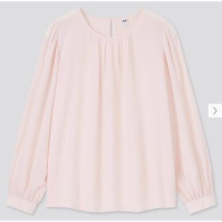 ユニクロ(UNIQLO)のユニクロ レーヨンジョーゼットボリュームブラウス(シャツ/ブラウス(長袖/七分))