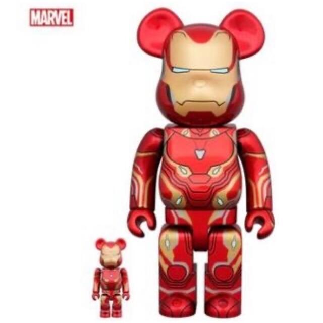 フィギュア2体BE@RBRICK IRON MAN MARK 50 100％ & 400％