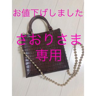 アメリヴィンテージ(Ameri VINTAGE)のAMERI クロコバッグ(ショルダーバッグ)