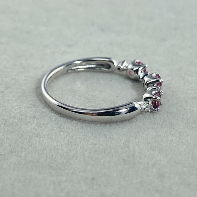 【16-32】ピンクトルマリン　ダイヤモンド　リング　D0.05ct レディースのアクセサリー(リング(指輪))の商品写真