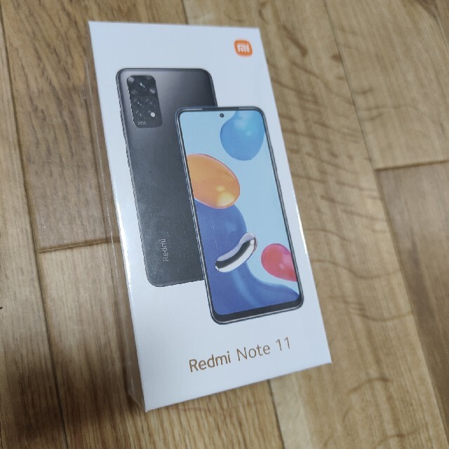 スマートフォン/携帯電話未開封　シュリンク付き　シャオミ redmi note 11 未開封品 青