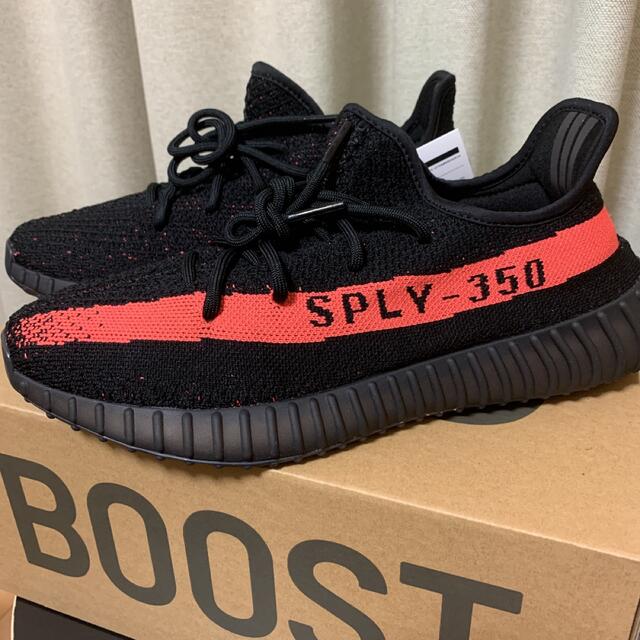 adidas(アディダス)のYEEZY BOOST 350 V2 CORE BLACK / RED メンズの靴/シューズ(スニーカー)の商品写真