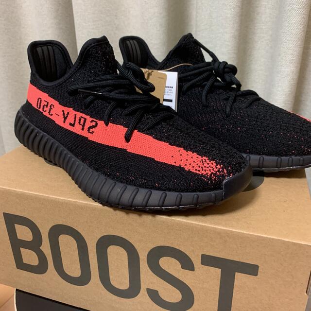 YEEZY BOOST 350 V2 CORE BLACK / RED 1