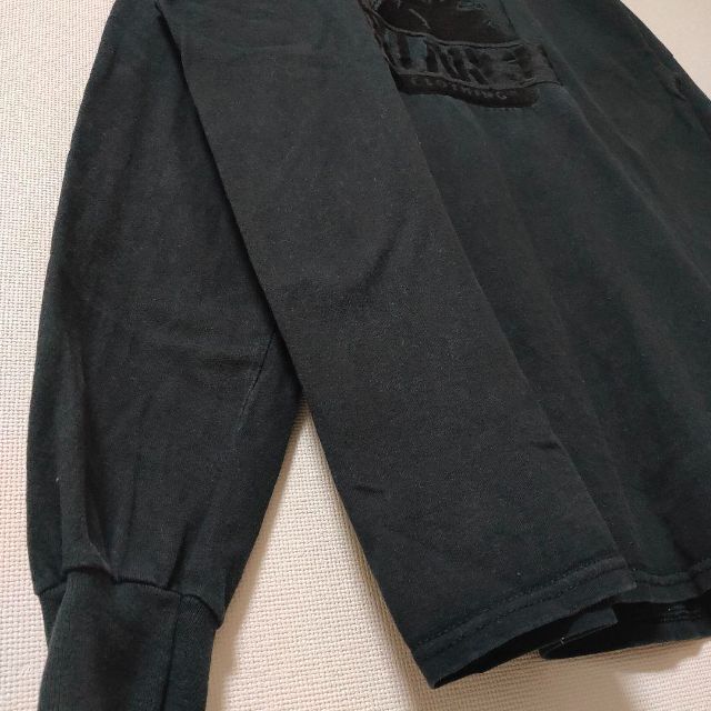 XLARGE(エクストララージ)のエクストララージ 黒 長袖 Tシャツ 刺繍ロゴ ロングスリーブ メンズ M メンズのトップス(Tシャツ/カットソー(七分/長袖))の商品写真