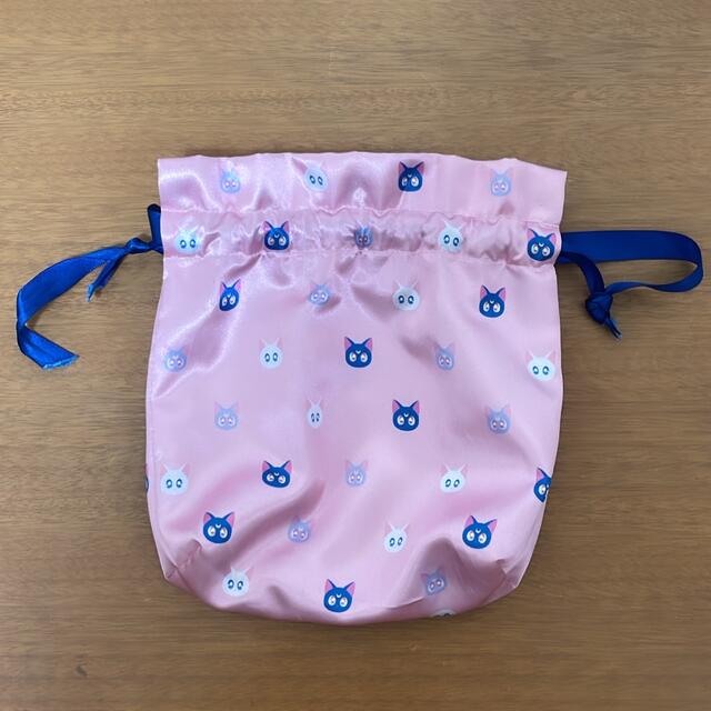 セーラームーン セーラームーン カフェ限定グッズ サテン巾着の通販 by ぷりん 限定品 セーラームーン 巾着