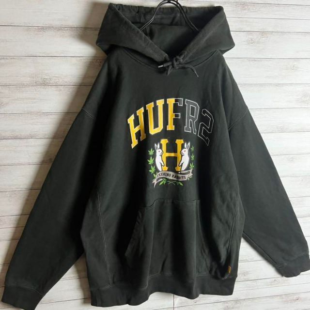 コムドットゆうた着用モデル】HUF FR2 ビックプリントパーカー 入手 ...