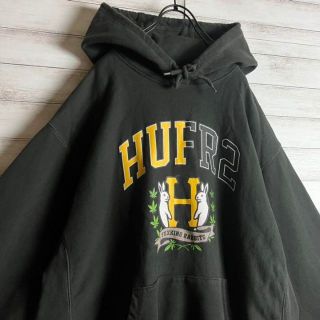 ゆきさま専用です^_^HUF×FR2ビックプリントパーカー-