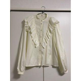 マウジー(moussy)のお値下交渉⭕️MOUSSY フリルブラウス(シャツ/ブラウス(長袖/七分))