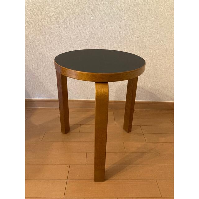 artek stool 60 scopeリノリウム×ハニーステイン ブラック セール商品