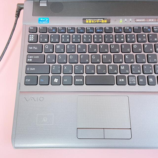 すぐ使える✨大人気VAIO❣️カメラ付き黒ブラックノートパソコン✨初心者向け◎