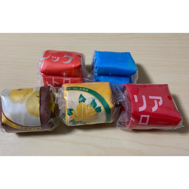 定価販売!アデリアレトロ ガチャ エコバッグ 5点セットの通販 by K,K|ラクマ アデリアレトロ ガチャ エコバッグ 水色(花の輪)