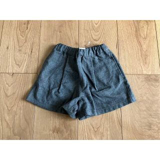 ブランシェス(Branshes)の新品 ブランシェス 起毛ショートパンツ ズボン 秋冬 グレー 90センチ(パンツ/スパッツ)