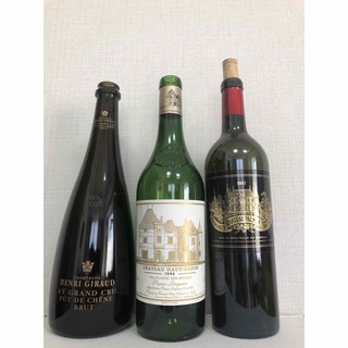 【特価】高級ビンテージワイン空瓶 セット(ワイン)