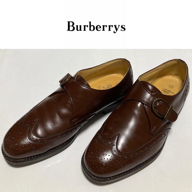 【送料0円】 Burberry　ウィングチップ　バーバリー　ビンテージ　ドレスシューズ　90s ドレス/ビジネス