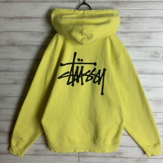 【即完売モデル】 STUSSY ステューシー パーカー デカロゴ 希少カラー