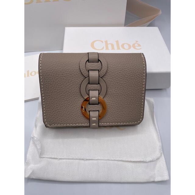 【新品未使用】クロエ CHLOE 折り財布 グレー 灰色 ウォレット