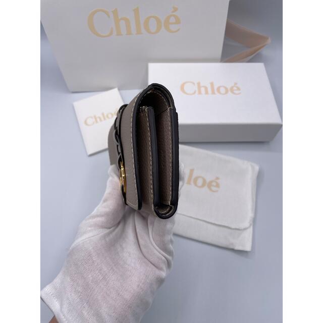 Chloe - 新品未使用 クロエ 3つ折り財布 ミニウォレット 上品グレーの