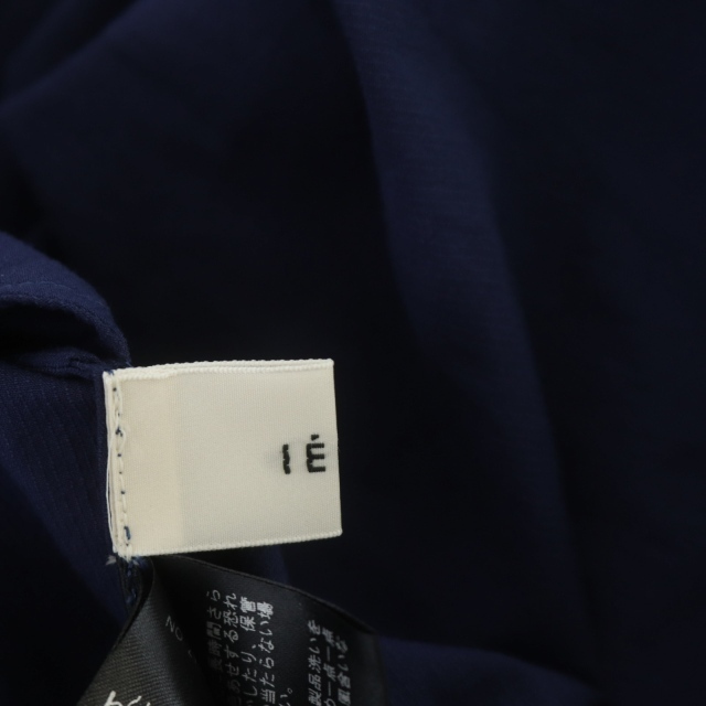 イエナ シャツワンピース コードボイルワッシャー 製品洗い ロング 七分袖 36