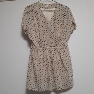 ロペピクニック(Rope' Picnic)の古着　ロペピクニック　ROPÉ PICNIC　シフォン風　ワンピース　花柄　模様(ひざ丈ワンピース)