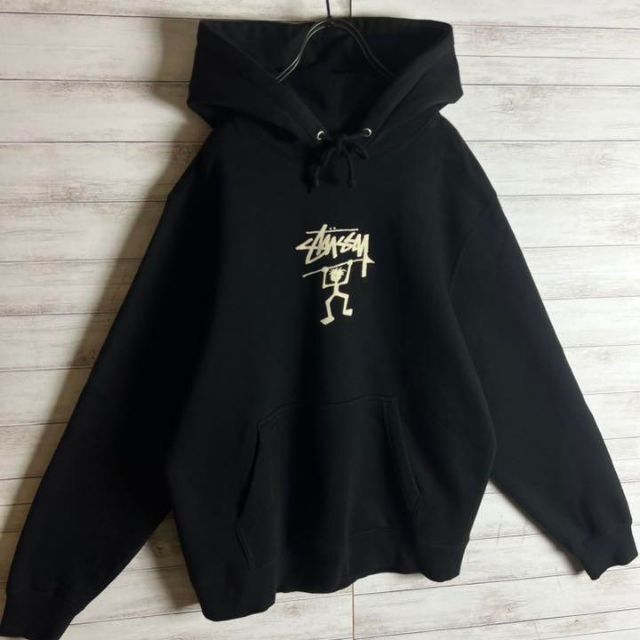 レアカラー✨STUSSY ステューシー BIGロゴ 長袖 パーカー-