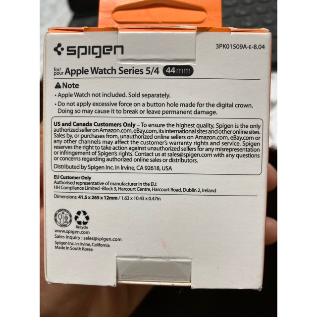 Spigen(シュピゲン)のspigen apple watch 44mm ケース メンズの時計(ラバーベルト)の商品写真