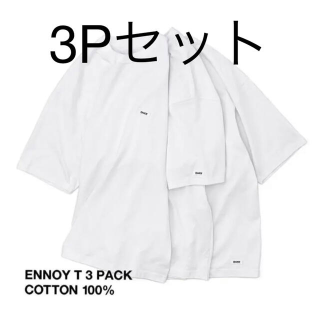 ENNOY エンノイ　パックTシャツ　Mサイズ 新品未使用 3Pせっと