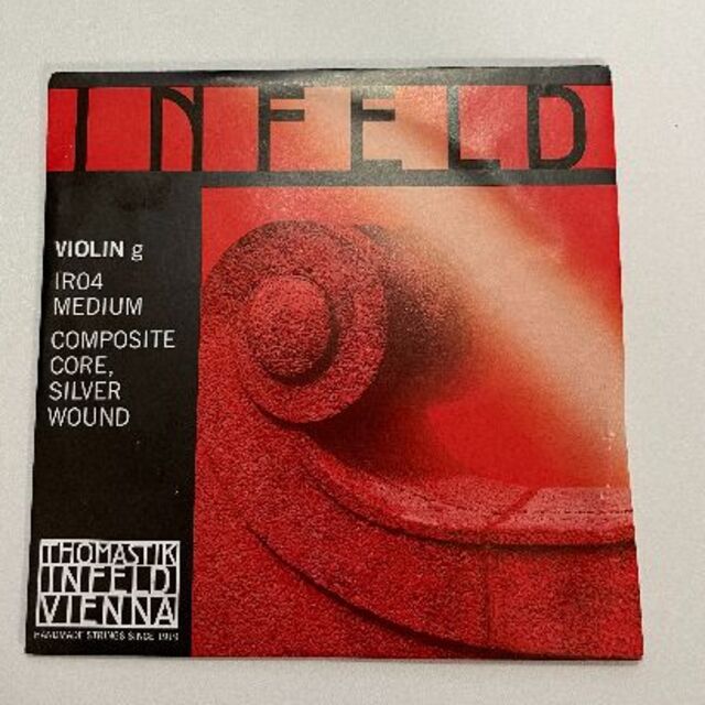 【値下げしました】新品未使用　Violin弦　INFELD Red G線 楽器の弦楽器(ヴァイオリン)の商品写真
