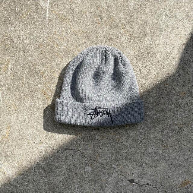 stussy beanie gray