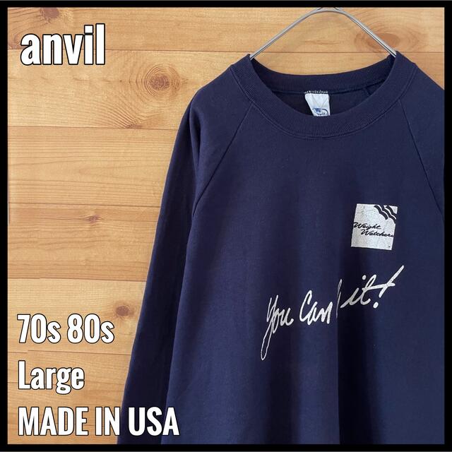 80年代 アンビル anvil プリントTシャツ USA製 メンズL ヴィンテージ /eaa347207