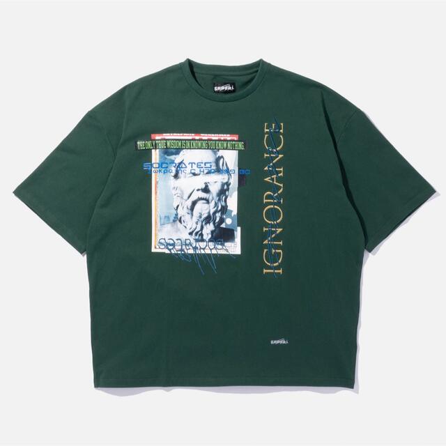 【新品】genzai Socrates Tee(Green) XL Tシャツ メンズのトップス(Tシャツ/カットソー(半袖/袖なし))の商品写真