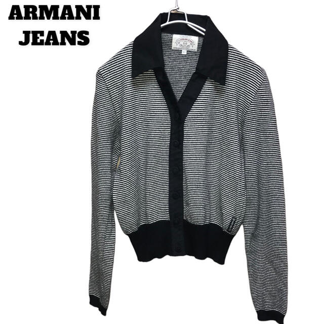 ARMANI JEANS(アルマーニジーンズ)のARMANI JEANS ウールカーディガン レディースのトップス(カーディガン)の商品写真