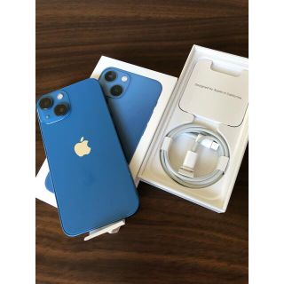 アイフォーン(iPhone)のiPhone13mini 未使用　128GB ブルー(スマートフォン本体)