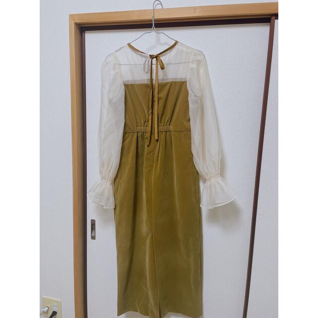 シースルータイトドレス レディースのフォーマル/ドレス(ロングドレス)の商品写真