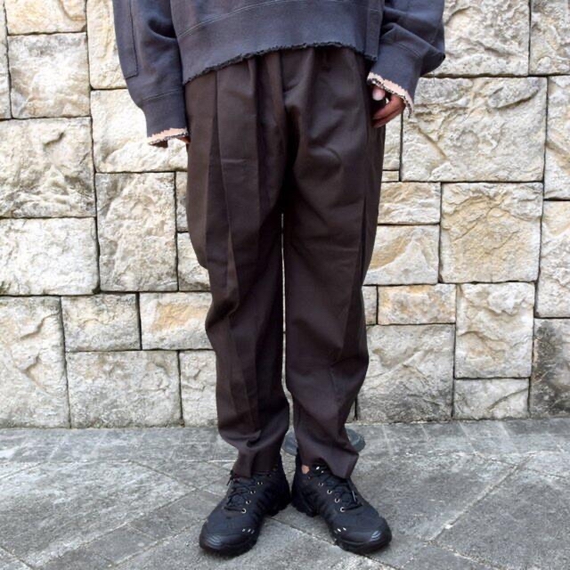 stein 21ss EX WIDE TAPERED TROUSERS - 通販 - solarenergysas.com.ar