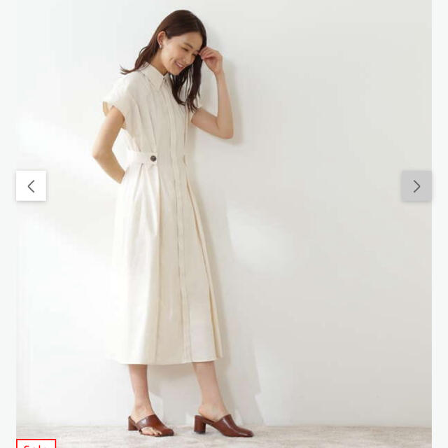 N.Natural Beauty Basicサイドボタンベルトシャツワンピース 1