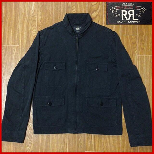 DOUBLE RL ダブルアールエル ラルフローレン RRL ブルゾン 黒 M - ブルゾン