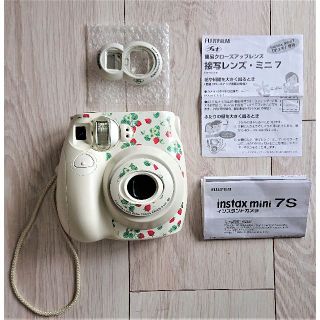 フジフイルム(富士フイルム)の富士フイルム FUJIFILM チェキ mini 7s 白色(フィルムカメラ)