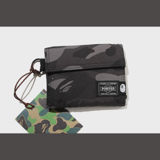 ポーター(PORTER)のBAPE × PORTER 財布 COLOR CAMO WALLET M(折り財布)