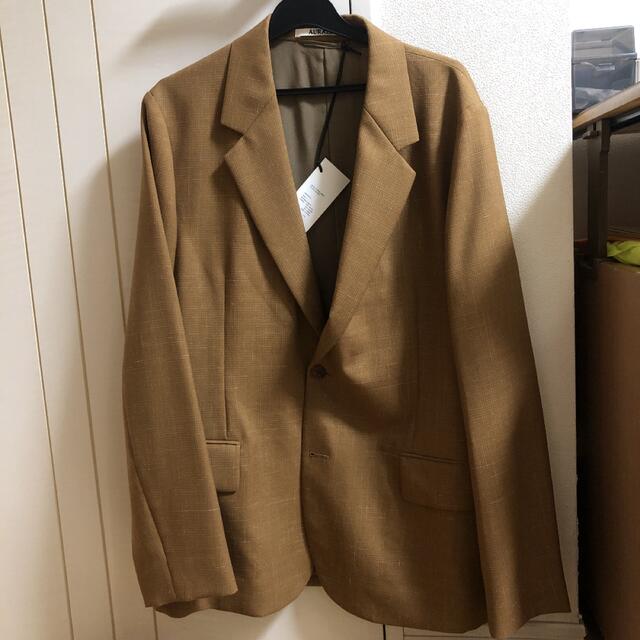 AURALEE(オーラリー)のAURALEE Wool Cupra Lines Cloth Jacket メンズのジャケット/アウター(テーラードジャケット)の商品写真