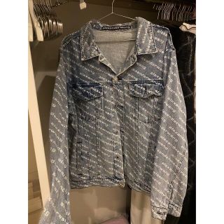 ジャン sheller シェリエ ノーカラーフリンジデニムジャケットの通販