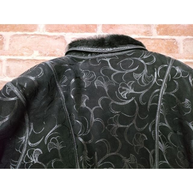 Cizenne シゼンヌ 総柄 レザージャケット 黒の通販 by N shop|ラクマ