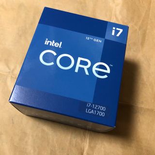 Intel Core i7-12700 第12世代CPU(PCパーツ)