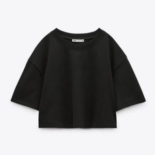 ザラ(ZARA)のZARA レギュラーフィット　ヘビーコットンTシャツ　(Tシャツ(半袖/袖なし))