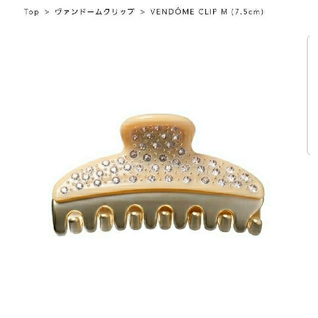 新品☆アレクサンドル ドゥ パリ VENDOME CLIP M (7.5cm) 1