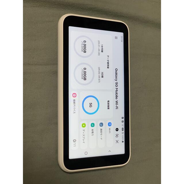 Galaxy 5G Mobile Wi-Fi SCR01 SWU ホワイト
