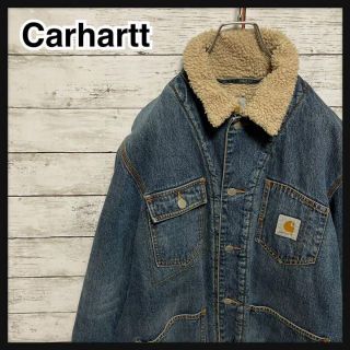 カーハート ジャケット/アウター(メンズ)(ブルー・ネイビー/青色系 ...
