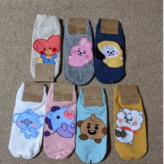 BT21ソックス７足セット　ベビータイプ(ソックス)