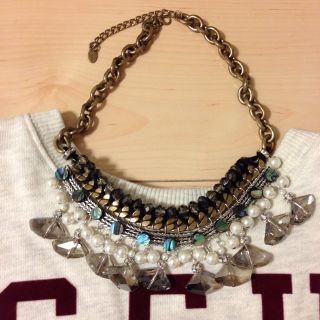 ザラ(ZARA)のZARA ビジューネックレス(ネックレス)