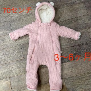 ベビーギャップ(babyGAP)のカバーオール　ロンパースアウター70センチ(ジャケット/コート)